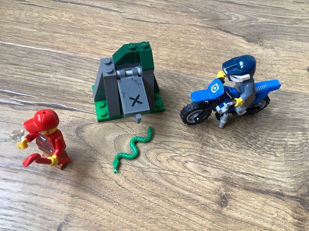 Lego City 60170 Bergpolitie Off-Road  Motor Achtervolging, Lego, Ophalen of Verzenden, Complete set, Inclusief instructies