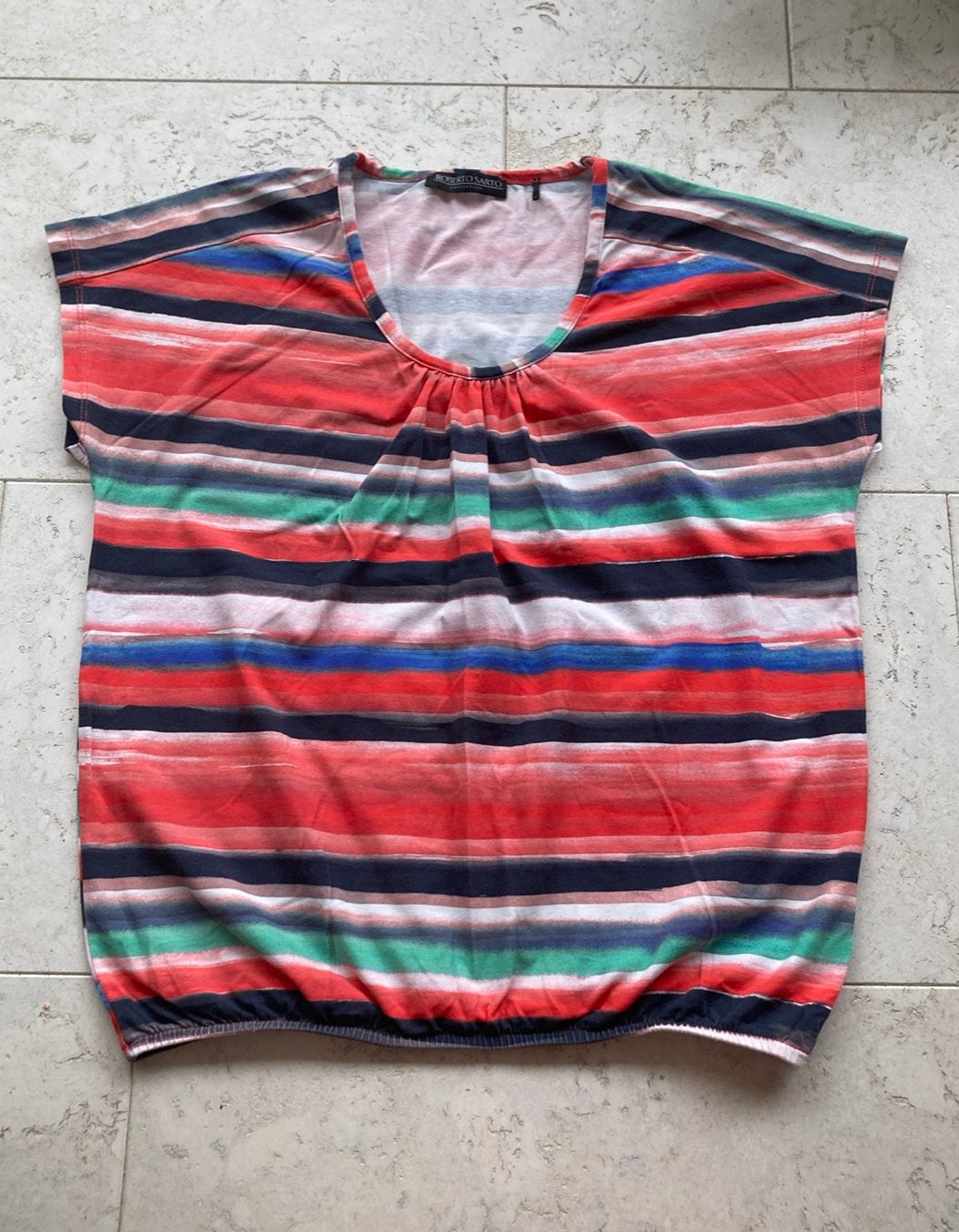 Roberto Sarto zomer shirt maat S / M, Ophalen of Verzenden, Zo goed als nieuw, Maat 36 (S), Korte mouw