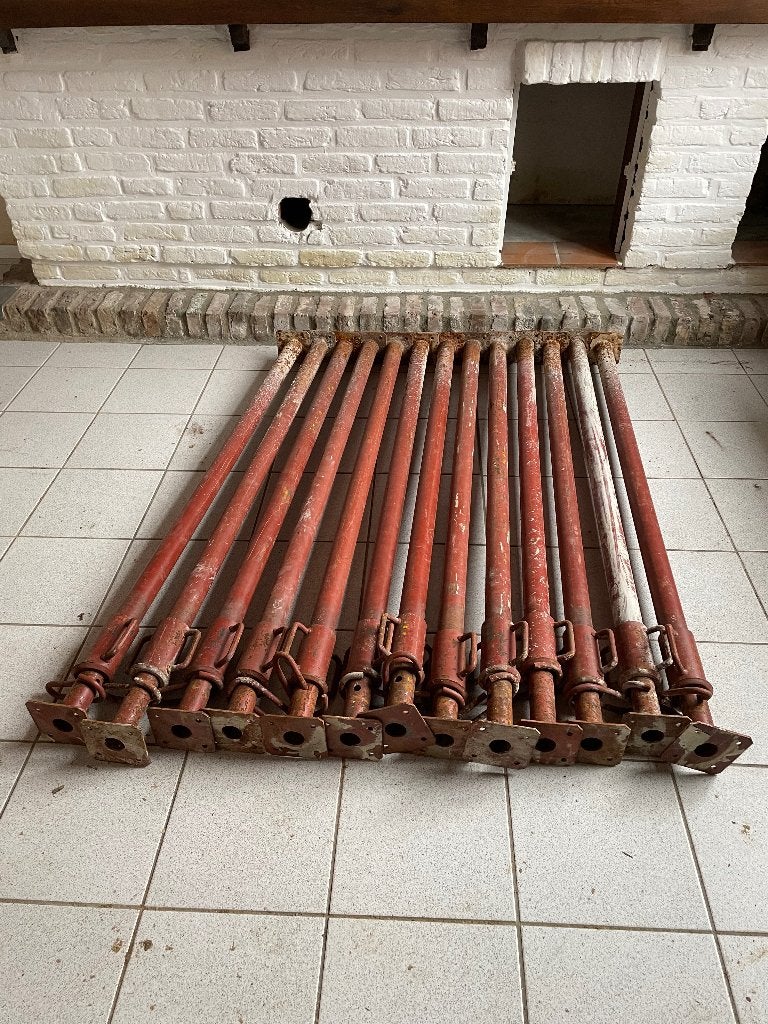 Bouwstempels 1m60 uitgeschoven 3m, Ophalen of Verzenden, Gebruikt, Overige typen, 2 tot 5 meter