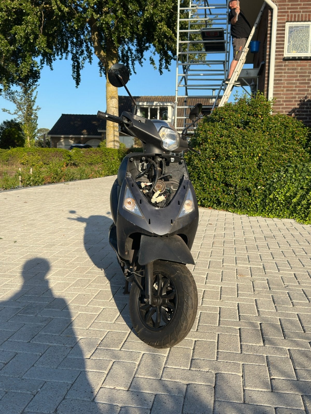 Scooter project - loopt niet, Ophalen, Gebruikt