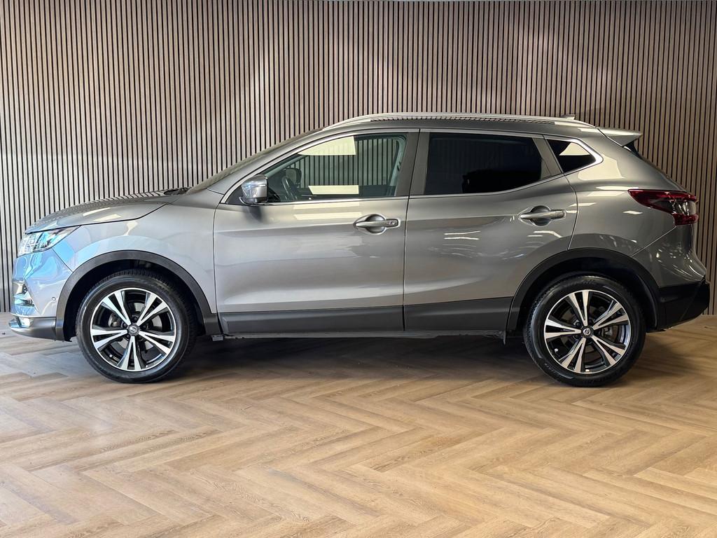 Nissan Qashqai 1.3 DIG-T AUTOMAAT CAMERA NAVIGATIE LED NAP, Auto's, Gebruikt, Leder en Stof, Origineel Nederlands, Qashqai