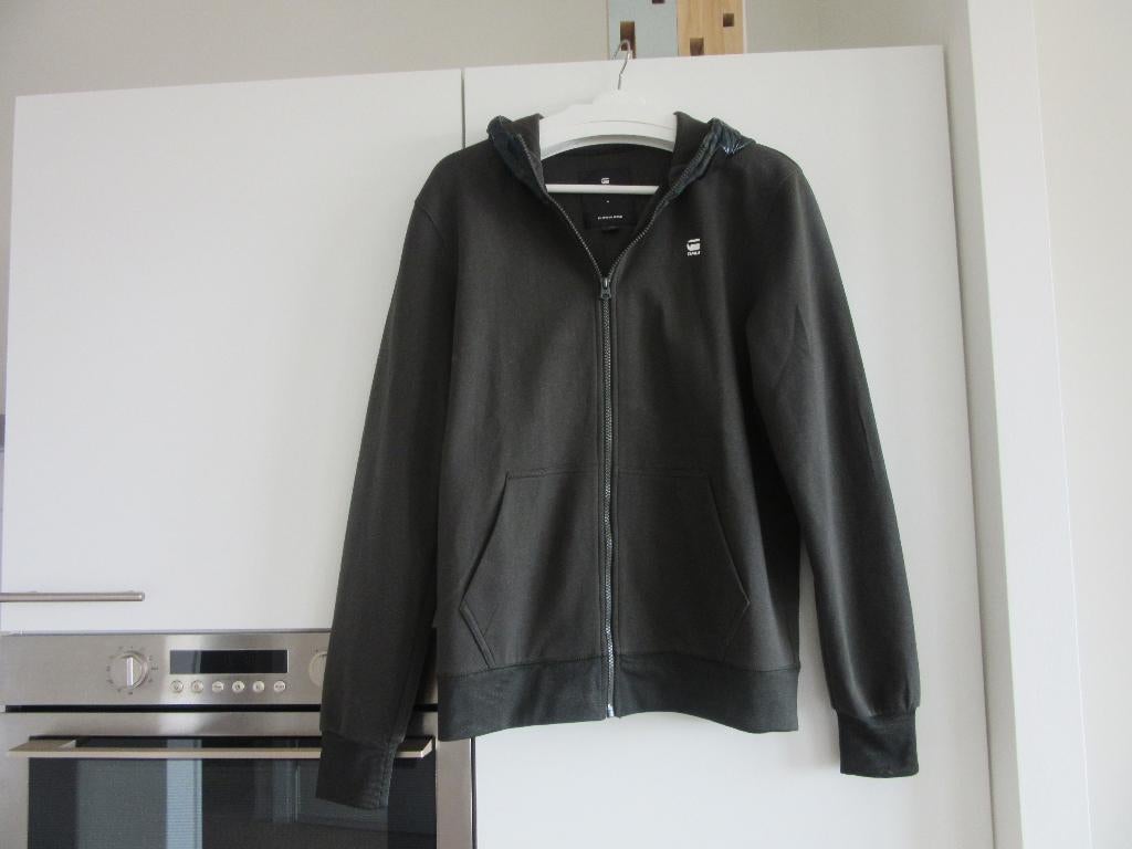 HOODIE merk G STAR  M/L groen met camouflagecapuchon NIEUW, Kleding | Heren, Truien en Vesten, Maat 48/50 (M), Nieuw, Ophalen of Verzenden