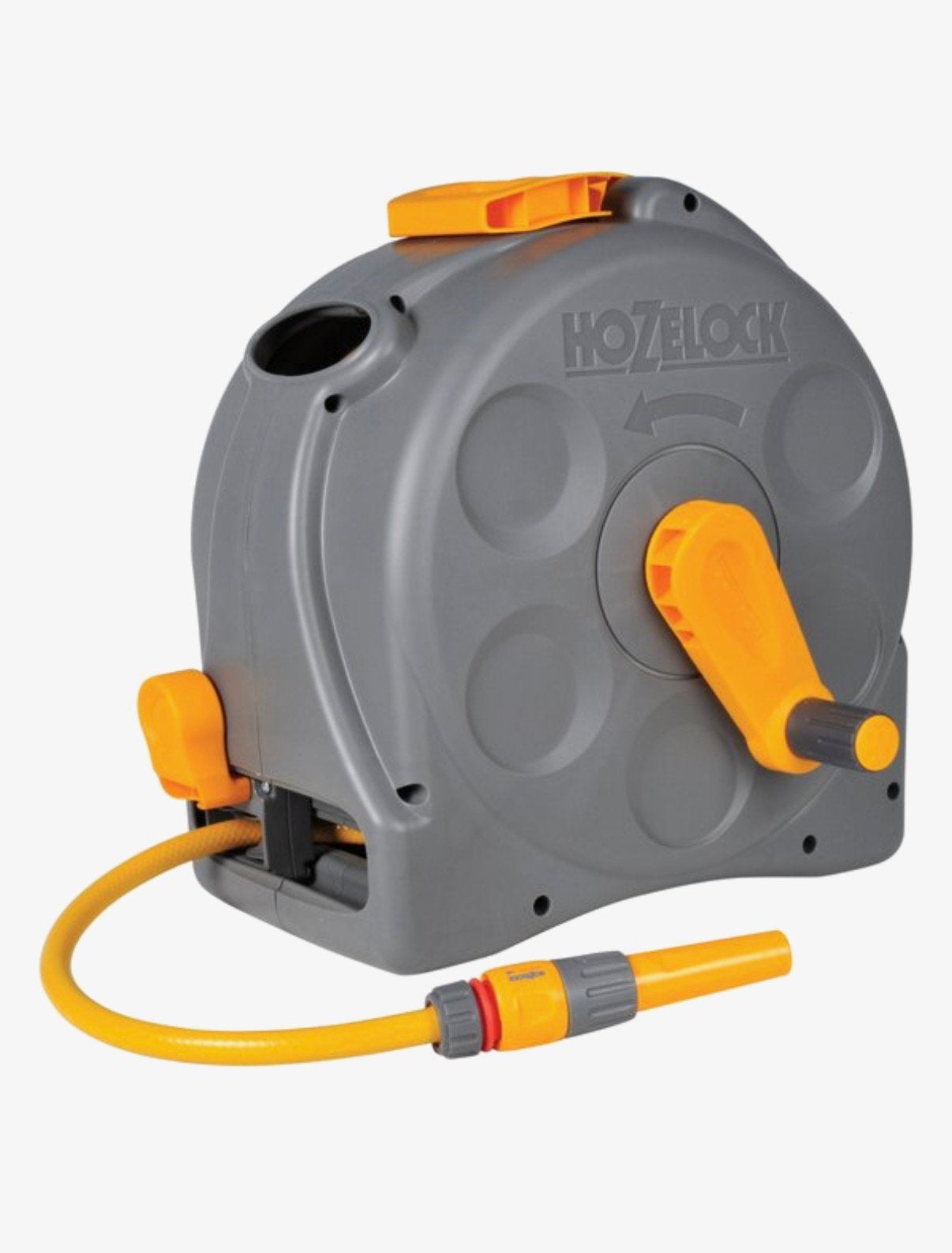 Hozelock tuinhaspel 25m, Ophalen, Gebruikt, Tuinslanghaspel