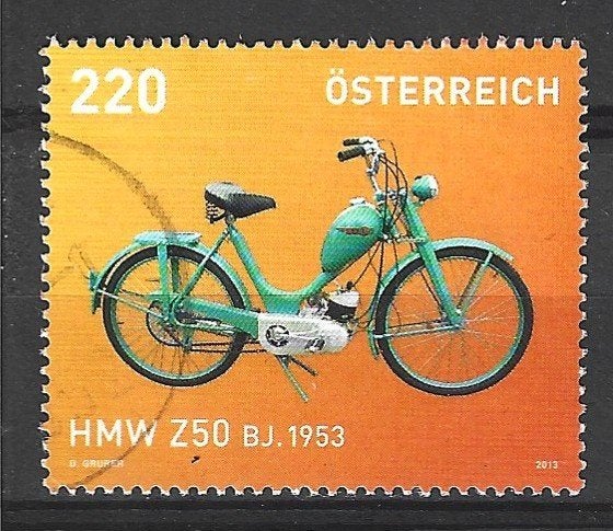 O 37 - 2012 - Ostenrijk/ Motorcycle, Verzenden, Overige landen, Gestempeld