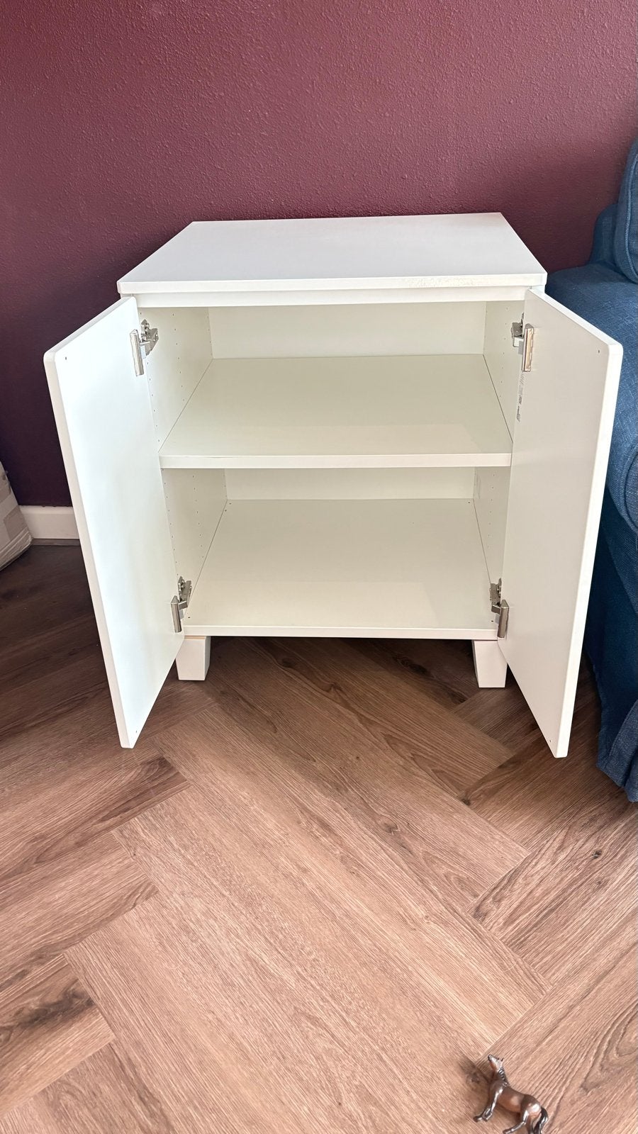 IKEA Småstad kastje wit - 60x57cm, Ophalen, Gebruikt