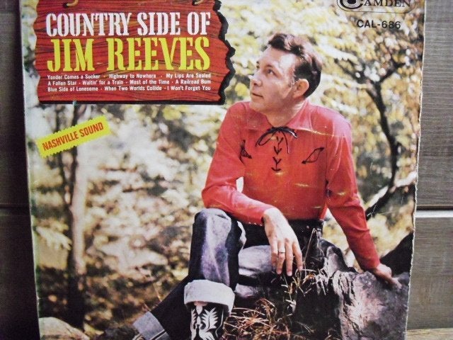 Jim Reeves "Country Side of Jim" LP, Americana, LP, Gebruikt, Ophalen of Verzenden