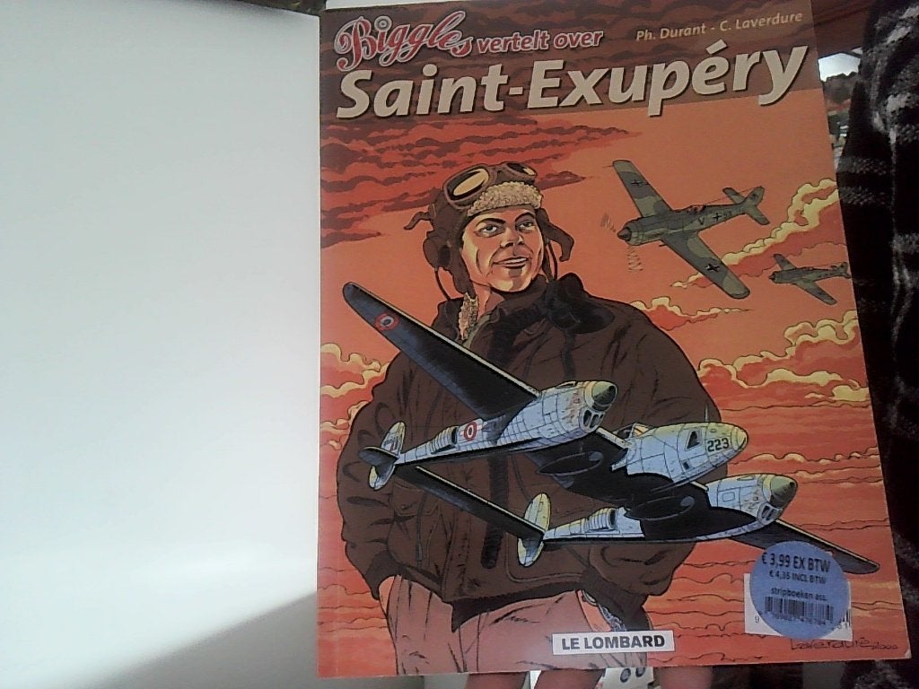 biggles strip nr 5 saint-exupery uitgave le lombard uit 2000, Boeken, Eén stripboek, Ophalen of Verzenden, Zo goed als nieuw