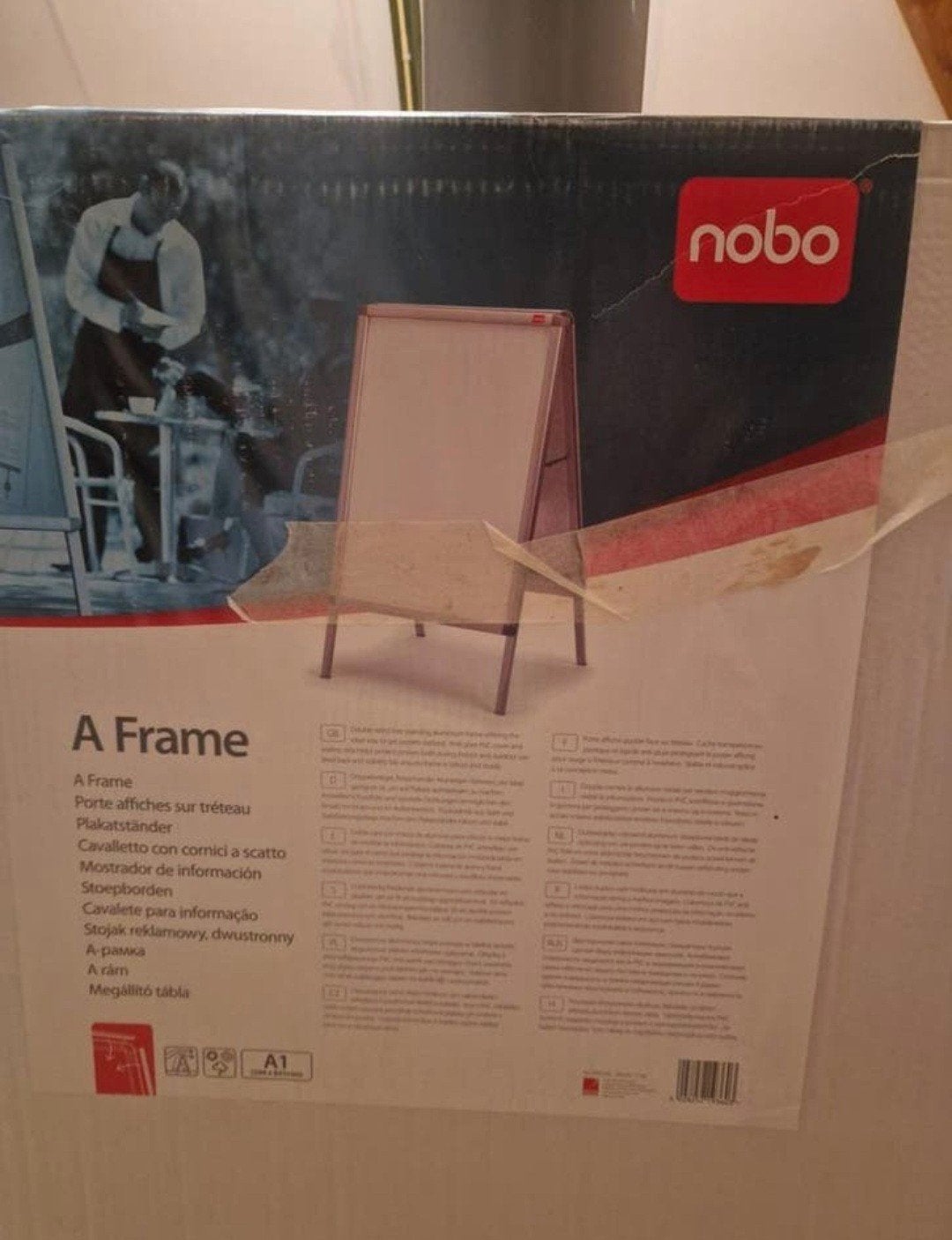 NIEUW • NOBO • Stoep bord • A Frame, Ophalen of Verzenden, Nieuw, Reclamebord