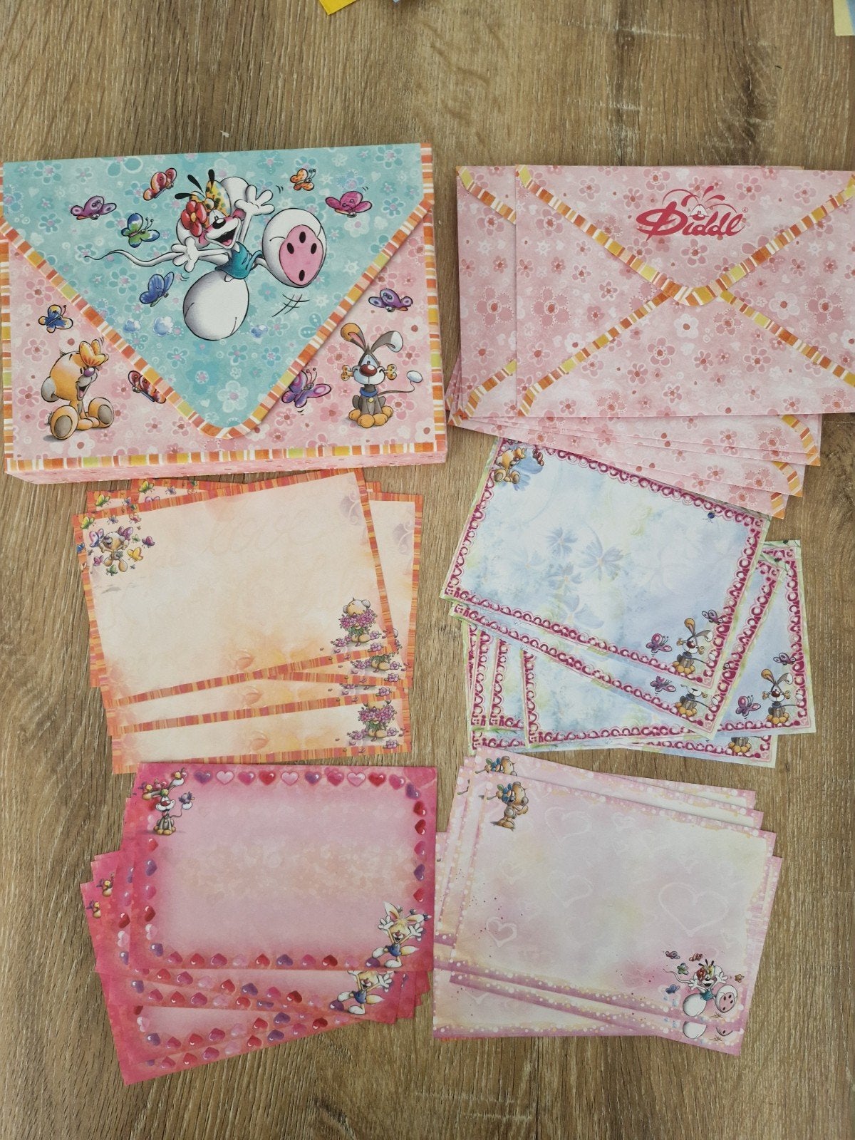 diddl briefpapier im doos, Verzamelen, Verzenden, Nieuw, Papier, Kaart of Schrift