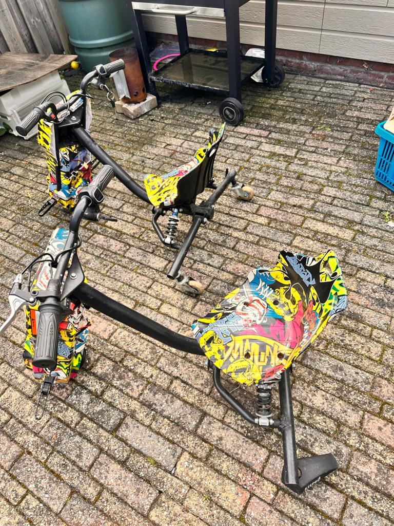 2x Drift Trike - 36V 4200mah - 150 per stuk ook los te koop, Ophalen, Gebruikt, Overige typen