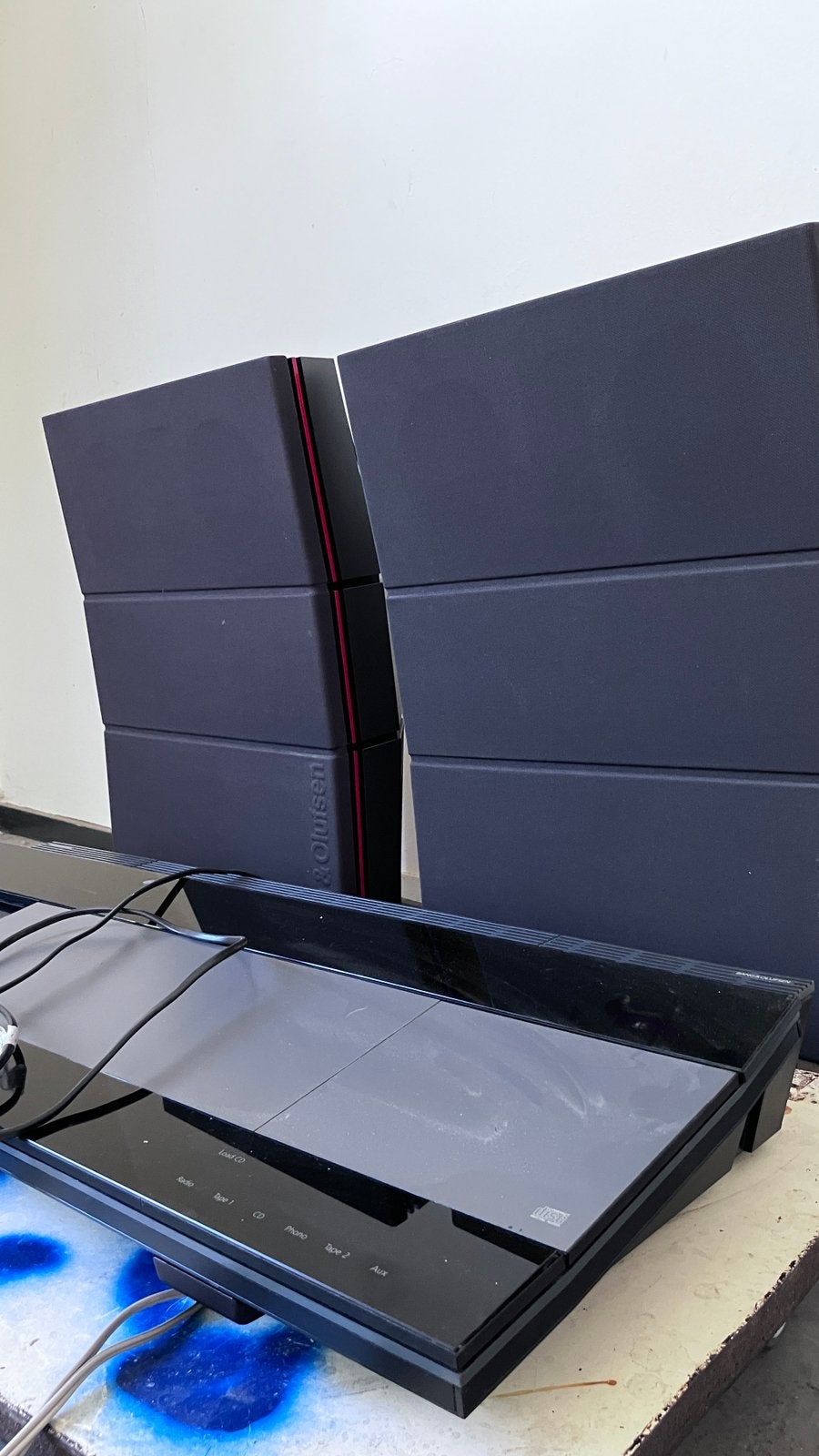 Bang & Olufsen Beocenter 8500 met speakers - opknapper, Ophalen, Gebruikt, Cassettedeck, Losse componenten