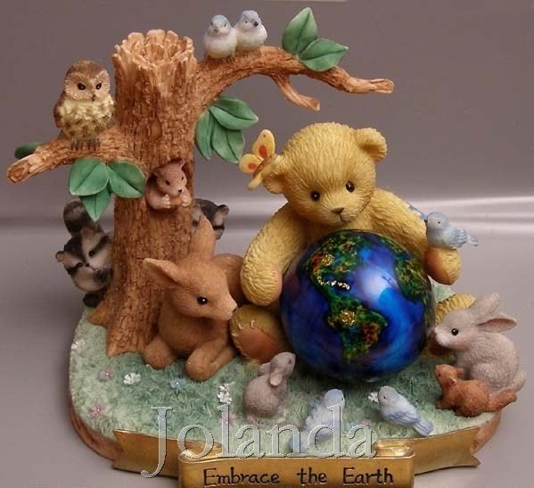 Cherished Teddies Abraham Special Limited Edition, Ophalen of Verzenden, Zo goed als nieuw, Beeldje, Cherished Teddies