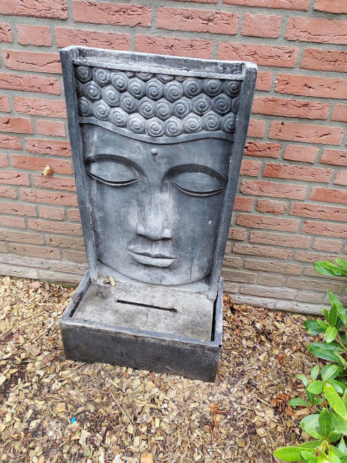 Boeddha Waterornament - Tuin Fontein, Tuin en Terras, Ophalen, Gebruikt, Overige materialen, Waterornament