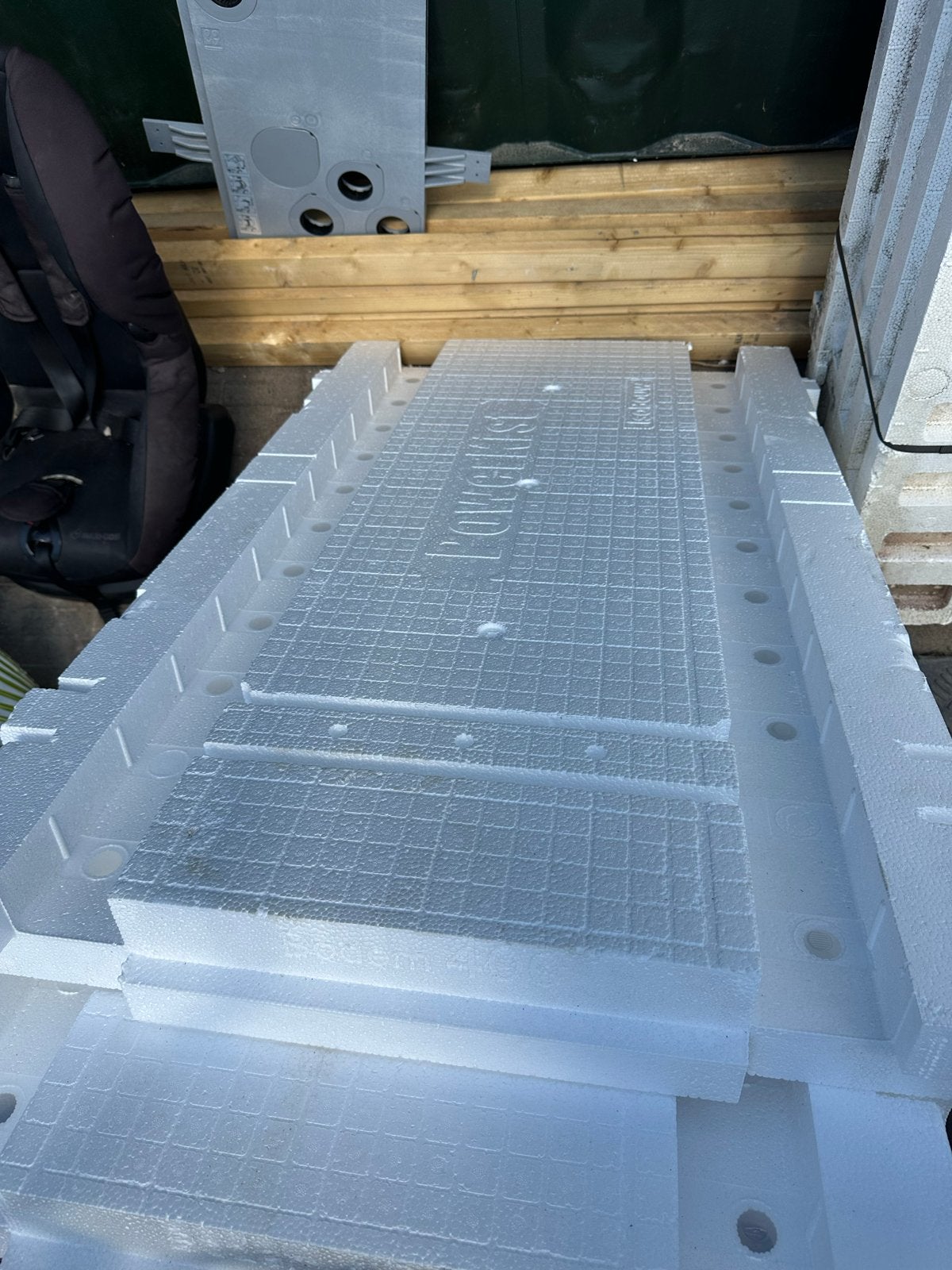 Isopowerkist bodem 400mm tempex, Ophalen, Gebruikt, 5 tot 10 m², Vloerisolatie