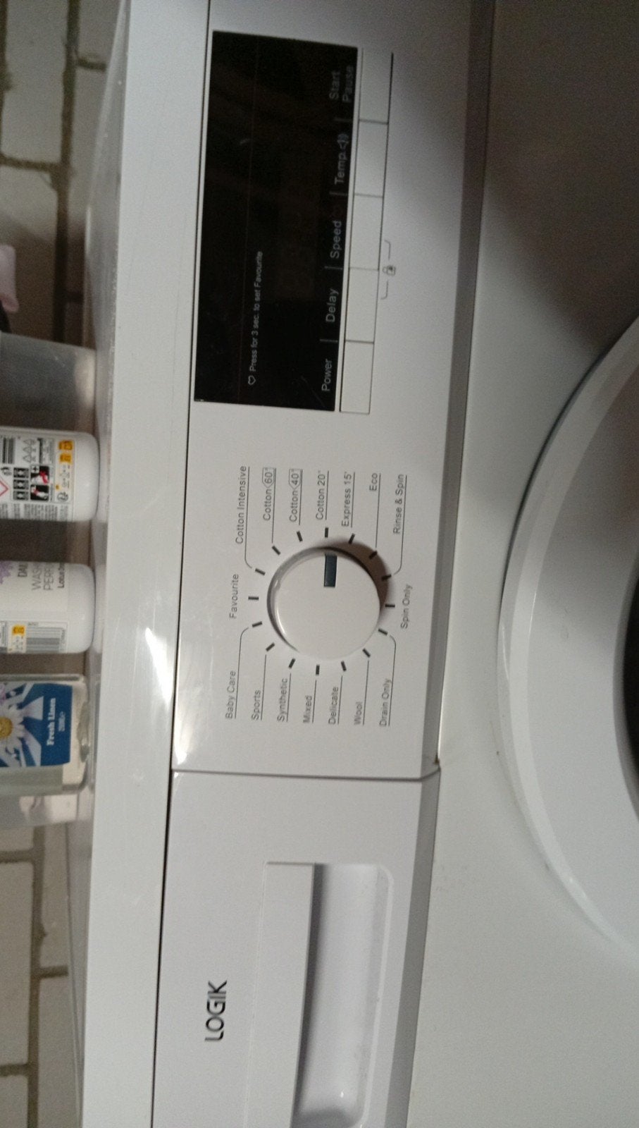 Logik Wasmachine - Zo goed als nieuw, 7 maanden gebruikt, Witgoed en Apparatuur, Ophalen, Zo goed als nieuw, Voorlader, 1200 tot 1600 toeren