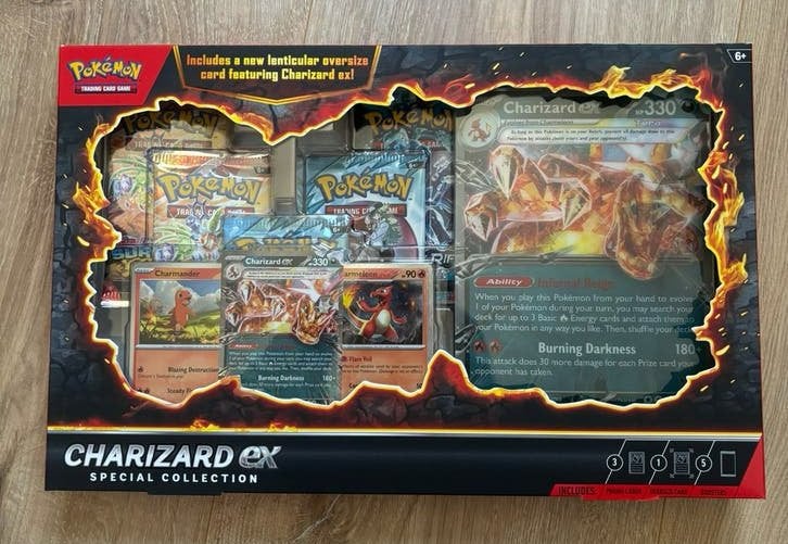 Pokémon Box - Charizard Ex Special Collection!, Ophalen of Verzenden, Zo goed als nieuw