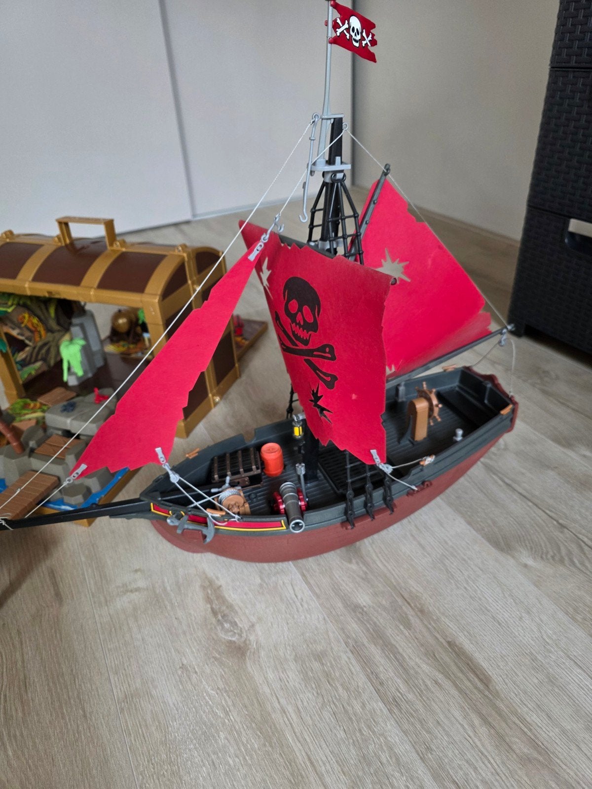 Playmobil Piratenset: Schip en Schatkist Eiland, Ophalen, Zo goed als nieuw, Jongen of Meisje
