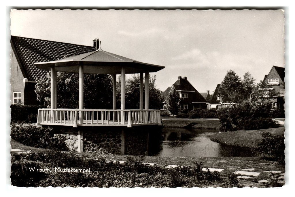 Winsum, Muziektempel, Verzenden, 1960 tot 1980, Gelopen, Groningen