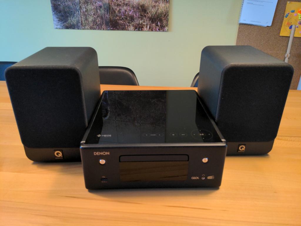 Denon Ceol N11 DAB+ HEOS CD-speler met Q-Acoustics 2010, Denon, Tuner of Radio, Ophalen of Verzenden, Zo goed als nieuw