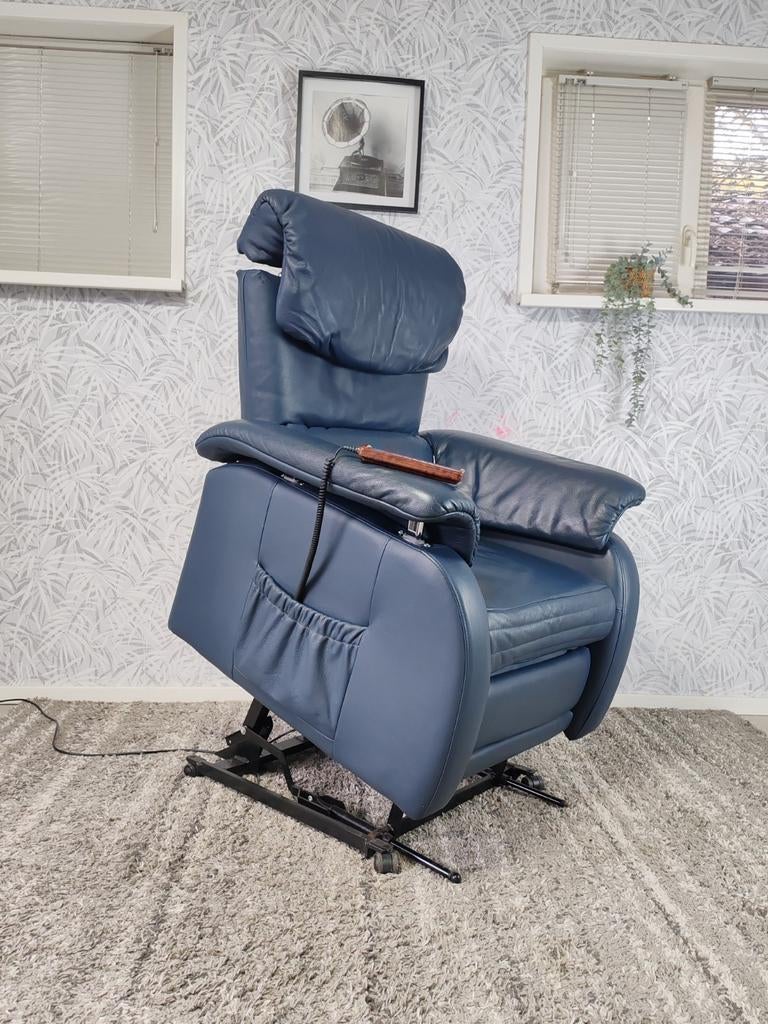 Himolla Senator leren sta op stoel relax fauteuil, Huis en Inrichting, Leer, Ophalen of Verzenden, Zo goed als nieuw, Himolla