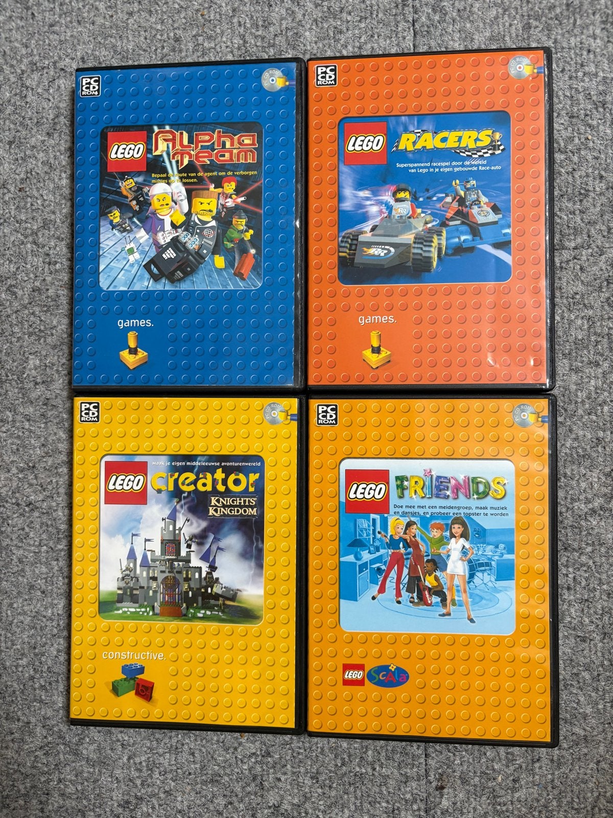 Lego PC Games: Alpha Team, Racers, Creator, Friends 4 stuks, Gebruikt, Overige genres, 1 speler, Ophalen of Verzenden
