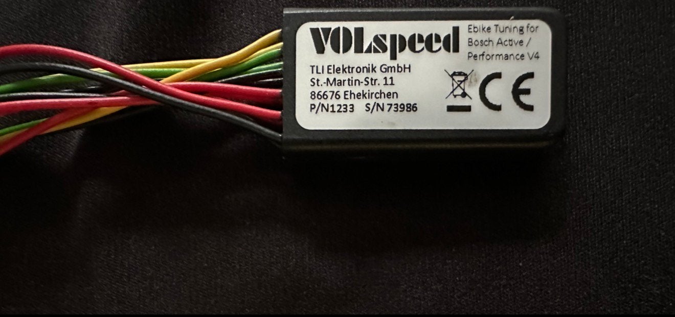 Volspeed V4 tuning chip voor Bosch middenmotoren, Fietsen en Brommers, Fietsaccessoires | Fietscomputers, Gebruikt, Ophalen of Verzenden
