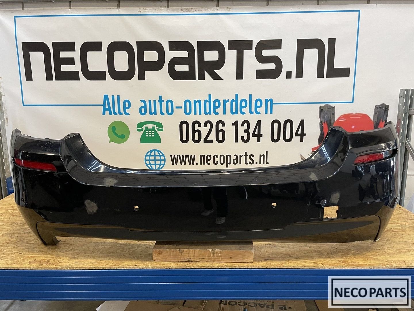 BUMPER BMW 5 SERIE F10 M PAKKET ACHTERBUMPER 51127906324, Gebruikt, -, -, Ophalen of Verzenden