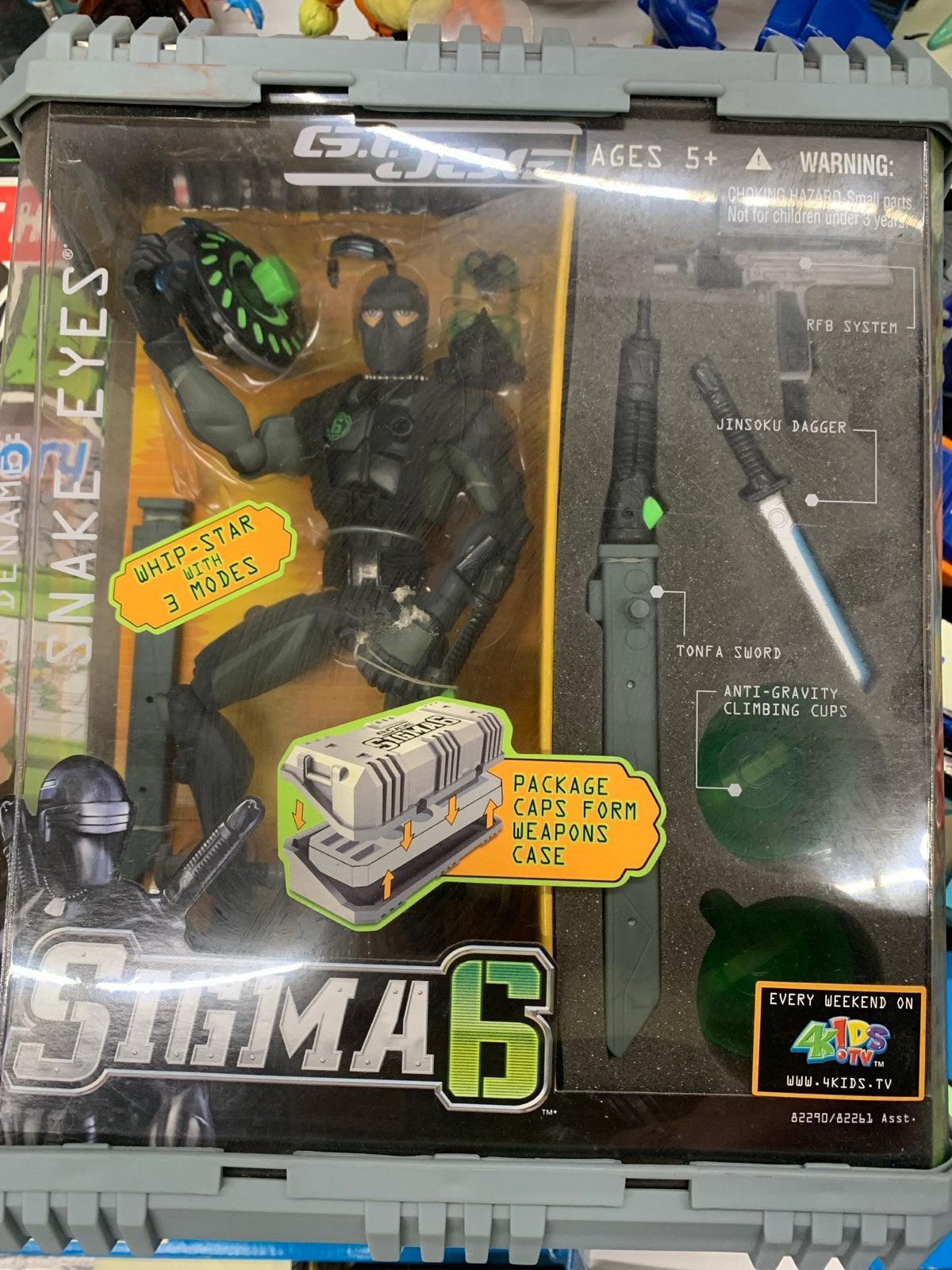 G.I. Joe Sigma 6 Snake Eyes Actiefiguur Nieuw in Doos, Ophalen of Verzenden, Nieuw