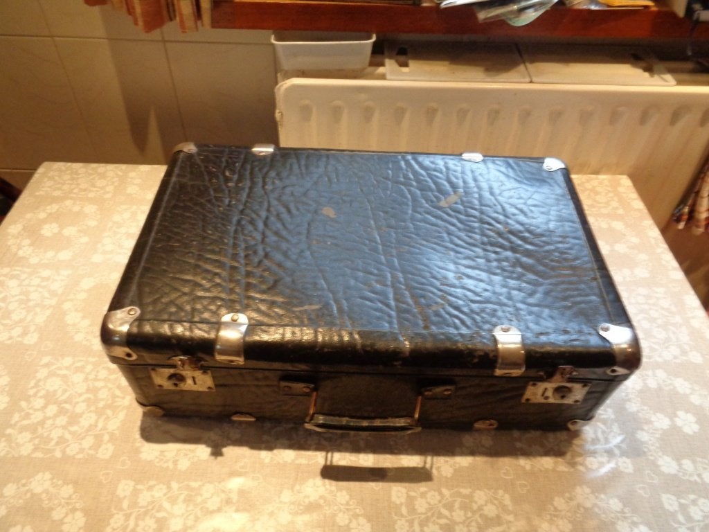 koffer zwart, Antiek en Kunst, Ophalen of Verzenden, Heren