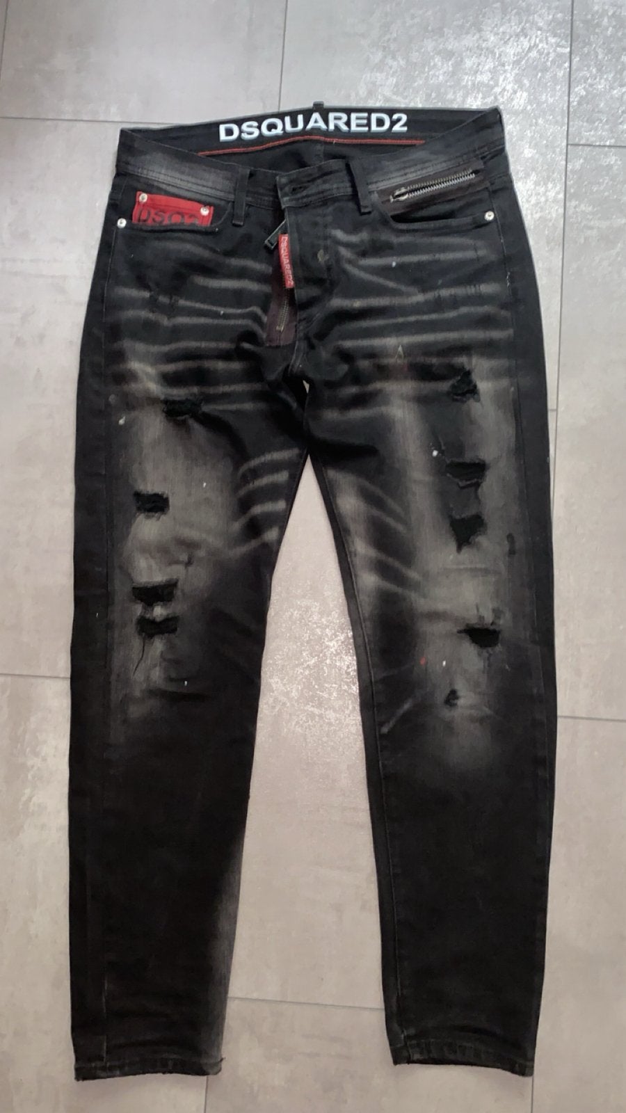 Dsquared 2 broeken, Kleding | Heren, Ophalen of Verzenden, Zo goed als nieuw, Blauw, W33 - W34 (confectie 48/50)