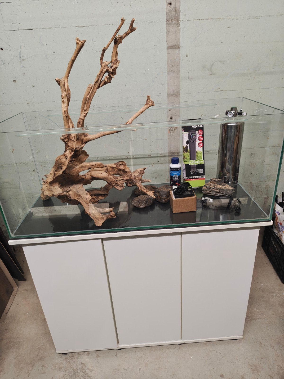 Aquarium 100x40x40 incl. meubel en toebehoren, Ophalen, Nieuw