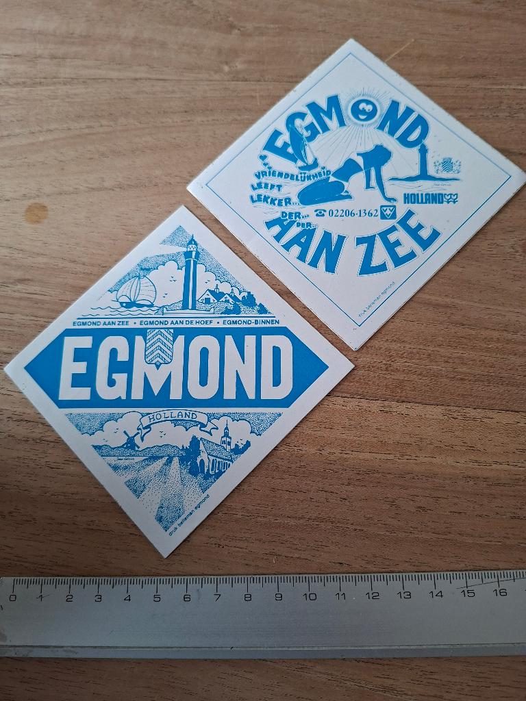 Stickers Egmond aan zee, Ophalen of Verzenden, Zo goed als nieuw, Overige typen