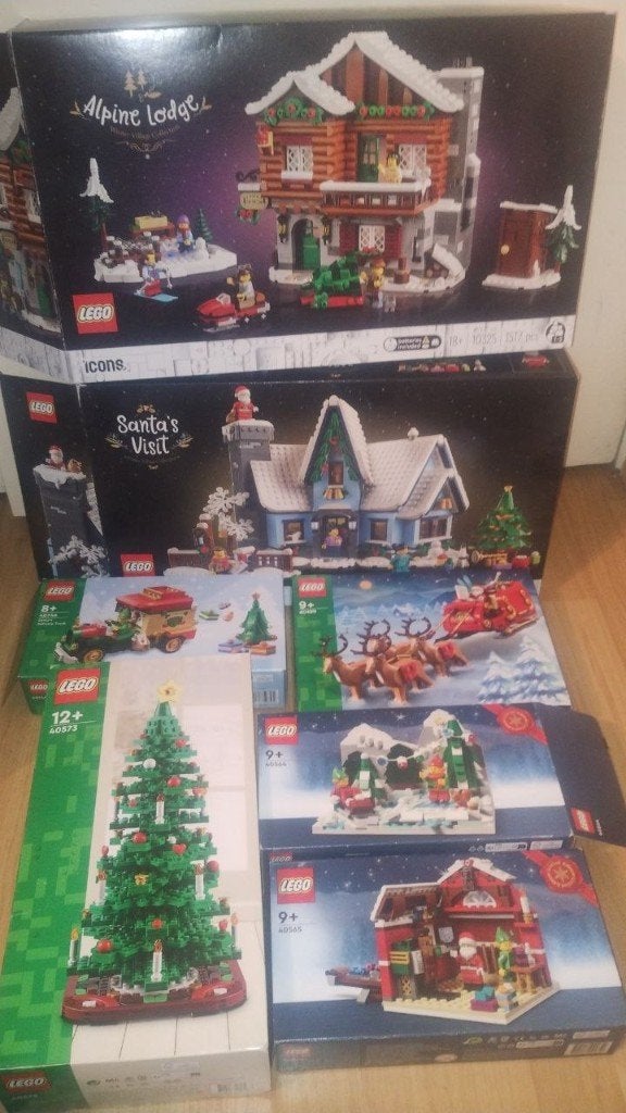 Lego kerst 11 sets te koop, Lego, Ophalen of Verzenden, Zo goed als nieuw, Complete set