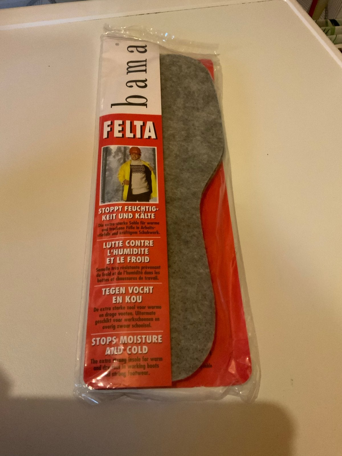 Bama Felta inlegzolen - Stopt vocht en kou, Ophalen of Verzenden, Nieuw, Grijs, Overige typen