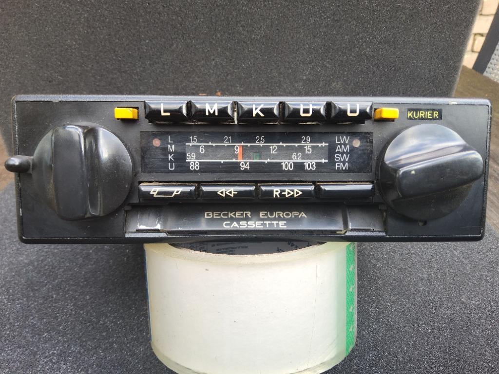 Becker europa kurier cassette Type 582, Ophalen of Verzenden, Gebruikt