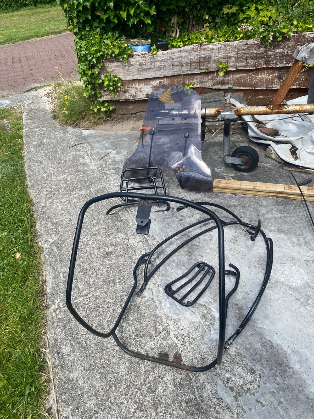 valbeugel set compleet vespa, Motoren, Ophalen