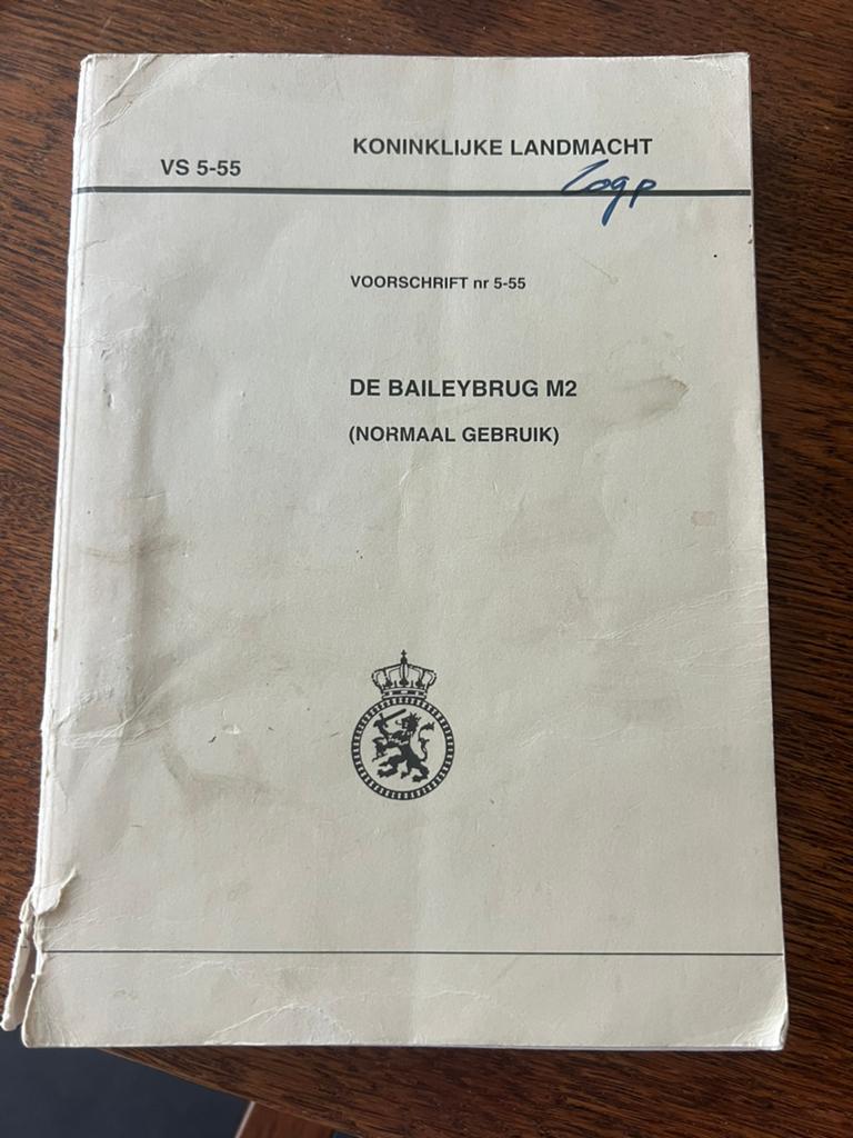 KL Defensie voorschrift Bailey Brug Bridge Genie Engineer, Verzenden, Nederland, Boek of Tijdschrift, Landmacht
