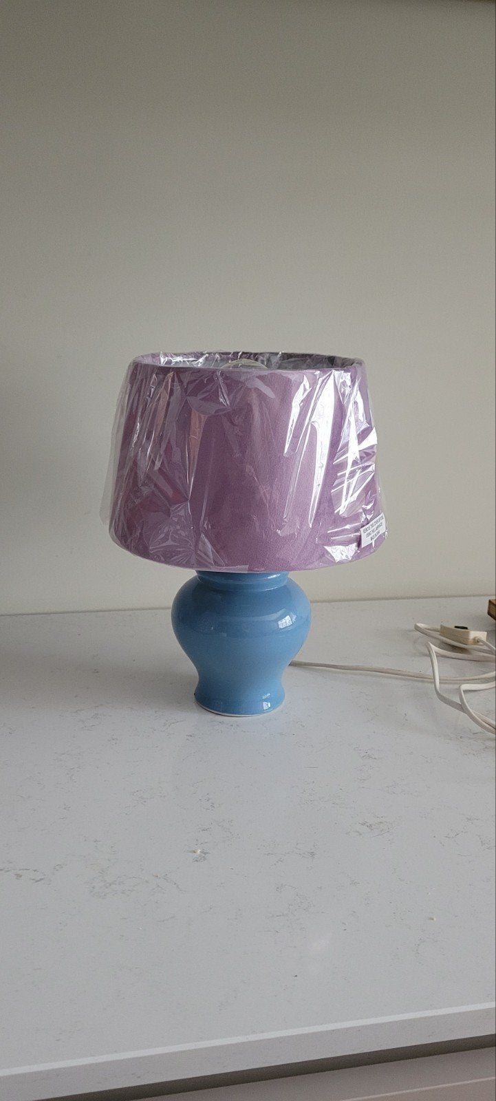 Leuk lampje 30 cm hoog. Nieuwe kap, Ophalen of Verzenden