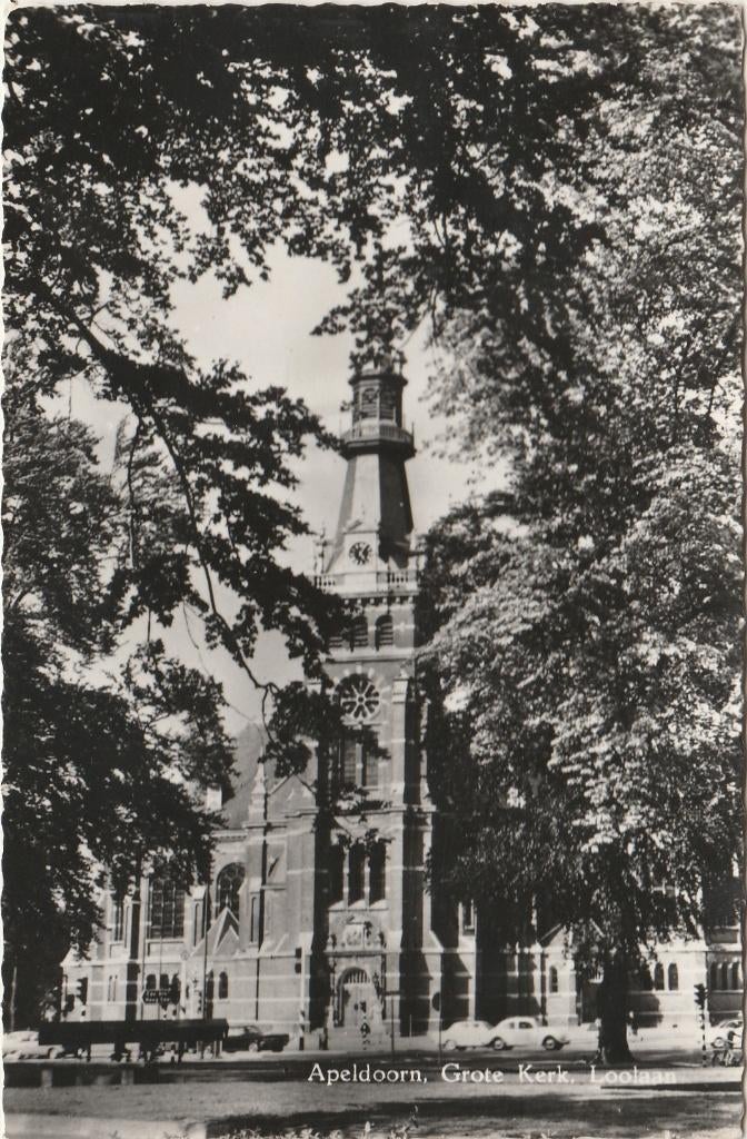 APELDOORN Grote Kerk Loolaan, Verzamelen, Verzenden, 1960 tot 1980, Ongelopen, Gelderland