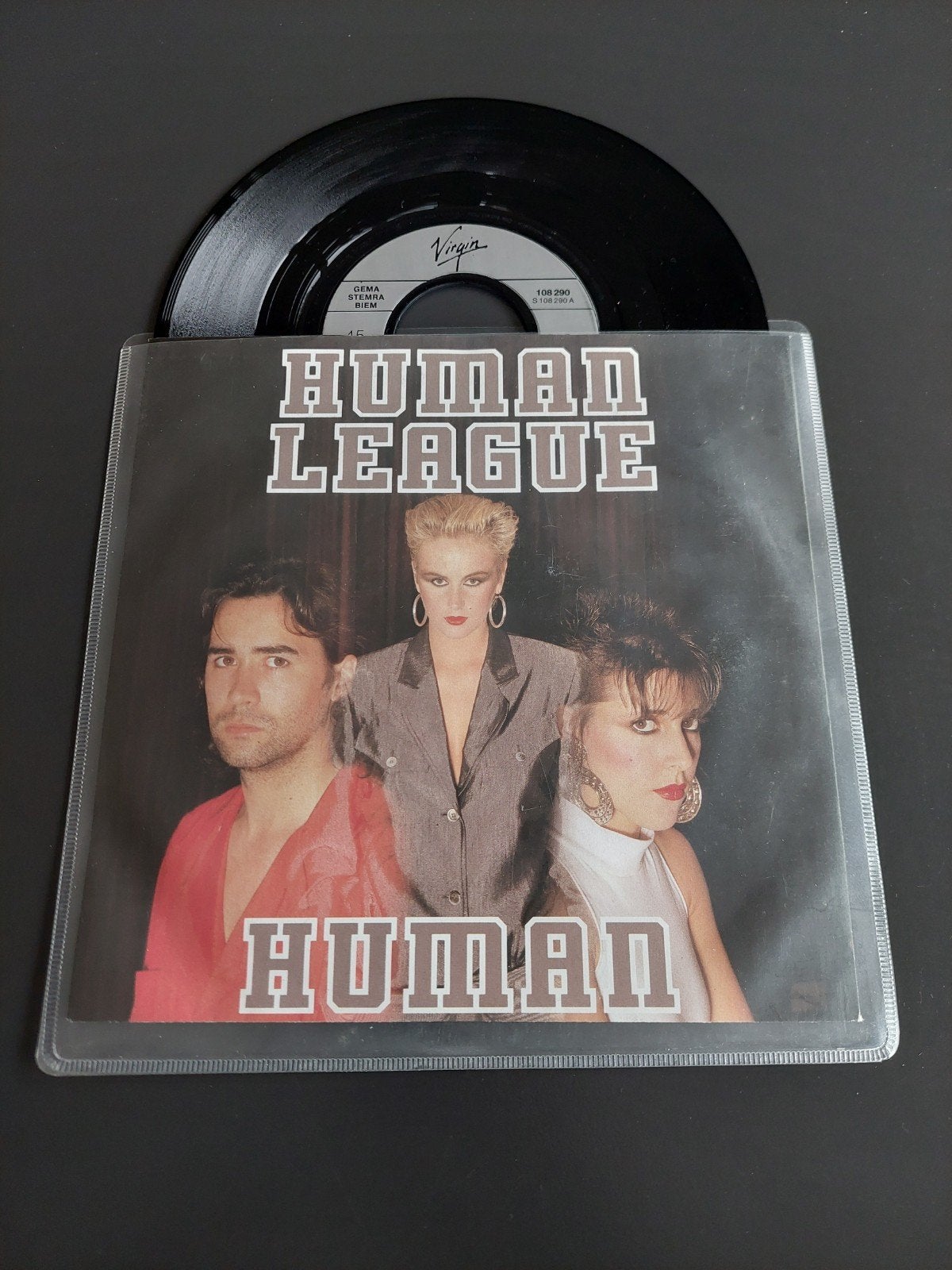 human league human, Cd's en Dvd's, Vinyl Singles, Ophalen of Verzenden, Gebruikt, 7 inch