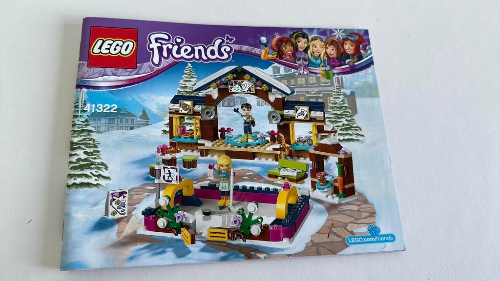 LEGO Friends 41322 Wintersport ijsbaan compleet, Ophalen of Verzenden, Zo goed als nieuw