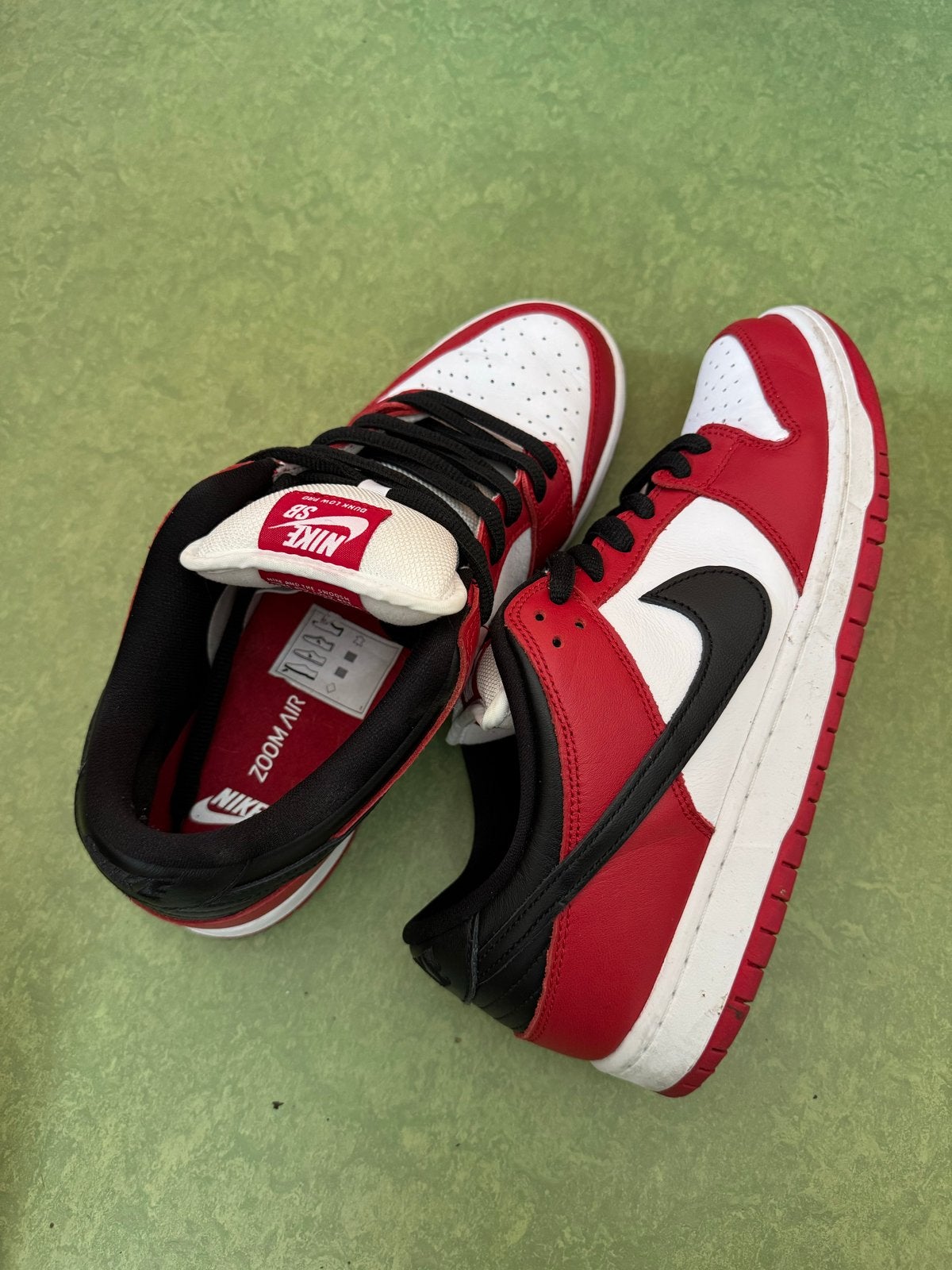 Nike SB Dunk Low Pro Chicago - Maat 43 / US 9.5, Ophalen, Overige kleuren, Sneakers of Gympen, Zo goed als nieuw