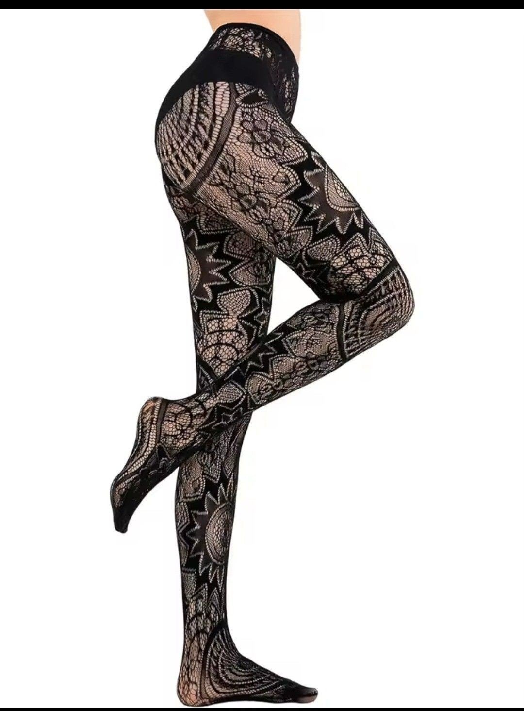 Nieuwe panty's per stuk - diverse designs, Verzenden, Zwart, Nieuw, Overige maten