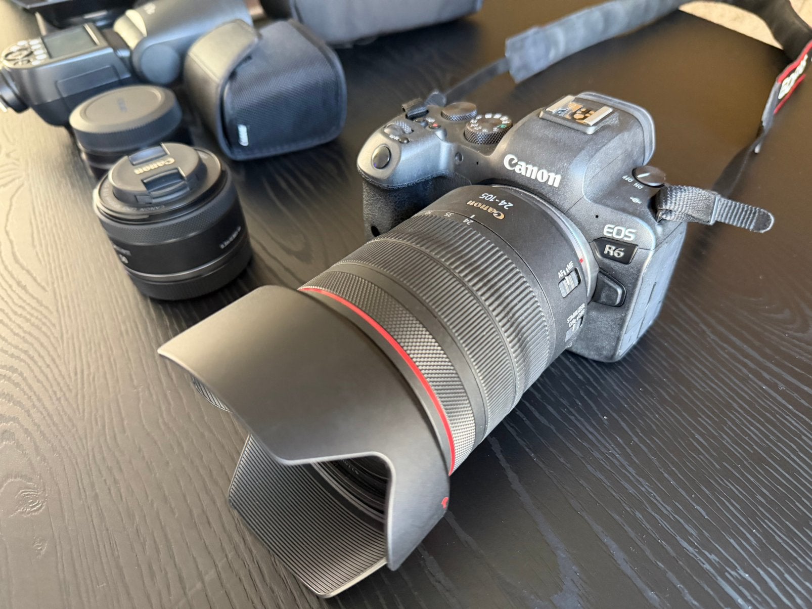 Canon EOS R6 full-frame systeemcamera set, Ophalen, Bluetooth, Canon, Zo goed als nieuw