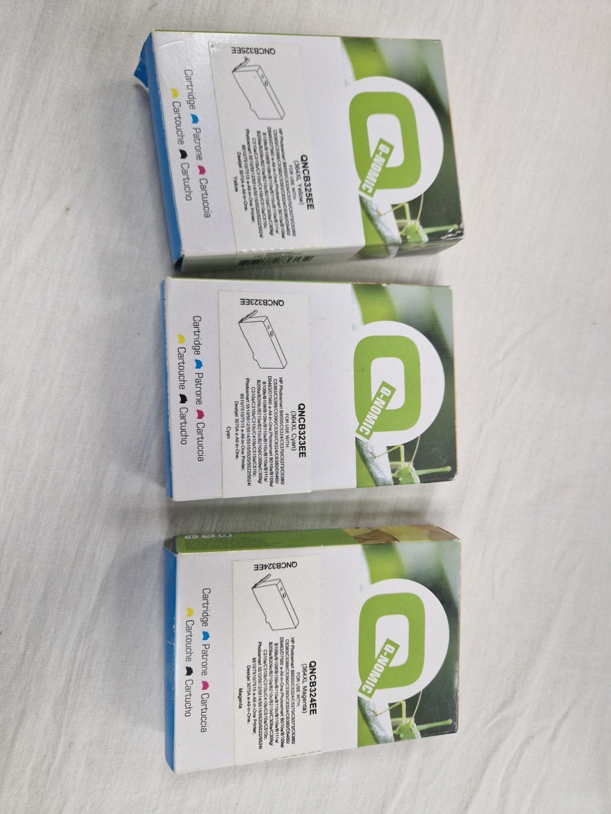 HP 364XL Inktcartridges - Magenta, Geel, Cyaan (3 stuks), Ophalen of Verzenden, Nieuw, Cartridge, Q-NOMIC (compatibel met HP)
