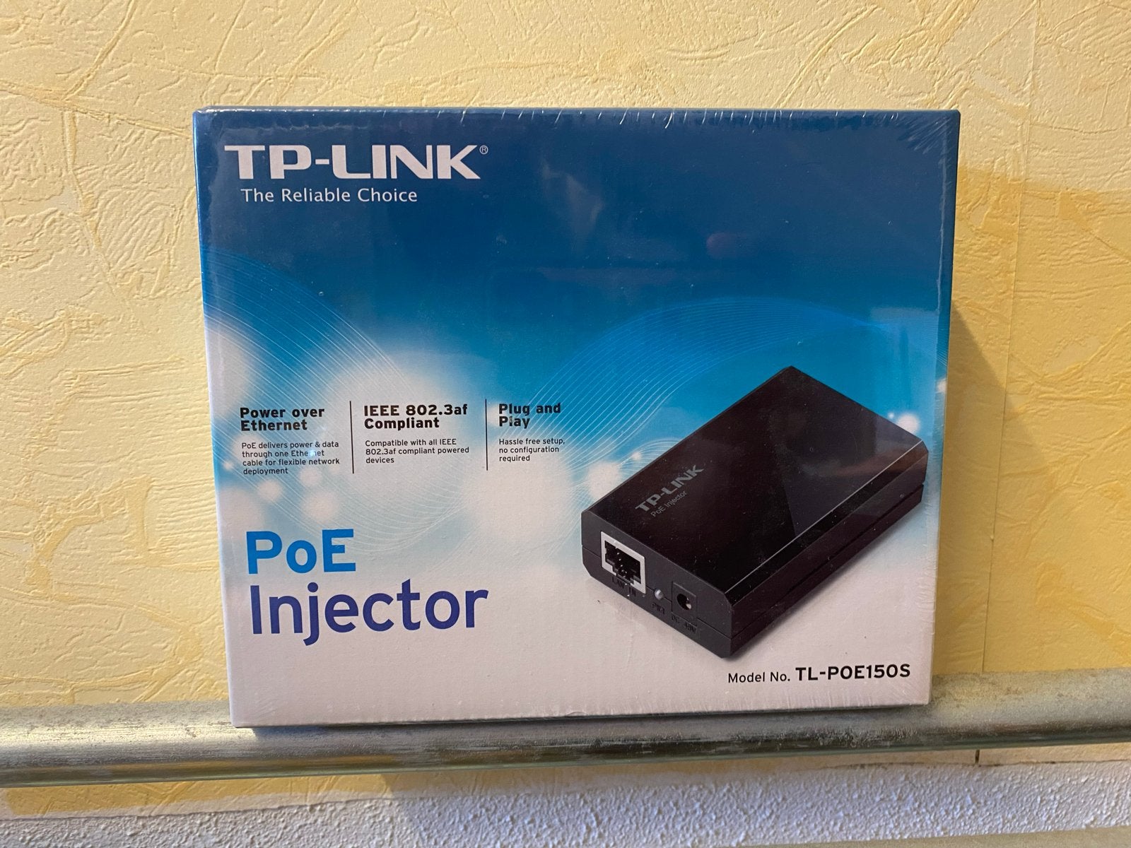 TP-Link PoE Injector TL-POE150S Nieuw, Computers en Software, Netwerk switches, Ophalen of Verzenden, Nieuw