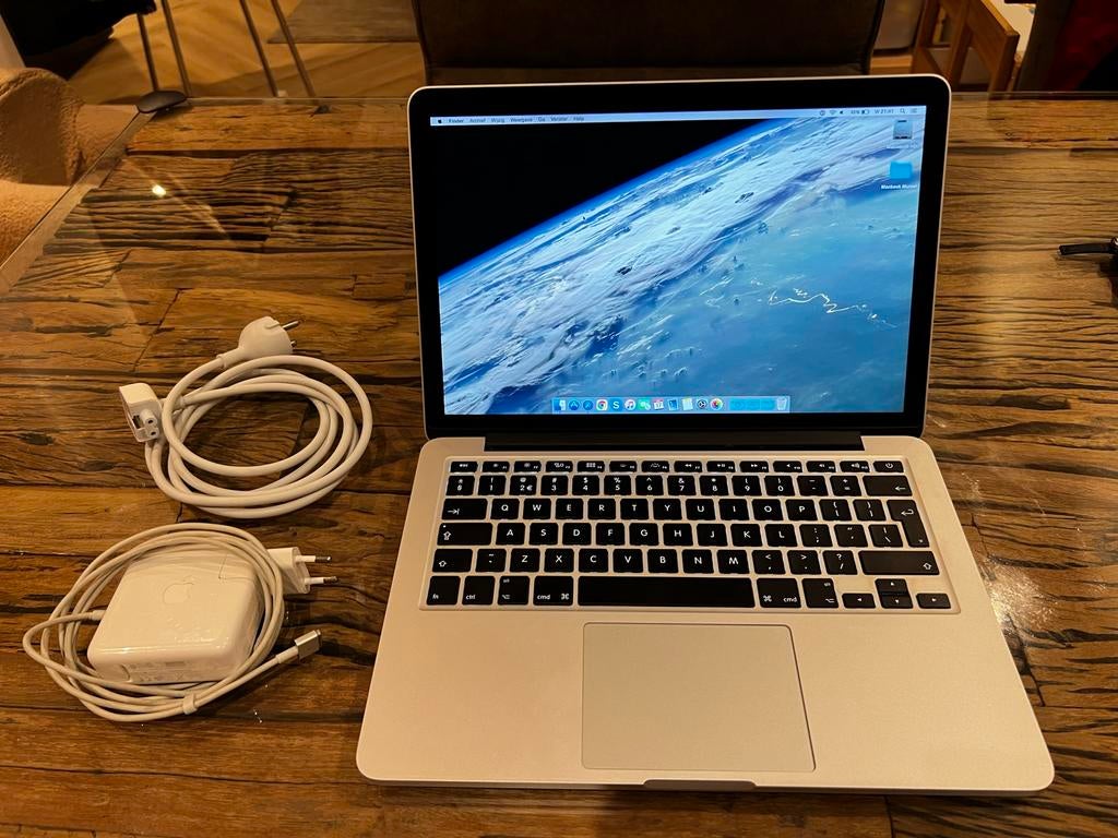 Nette MacBook Pro Retina - Zonder krassen/beschadigingen, MacBook Pro, 2 tot 3 Ghz, Qwerty, 13 inch