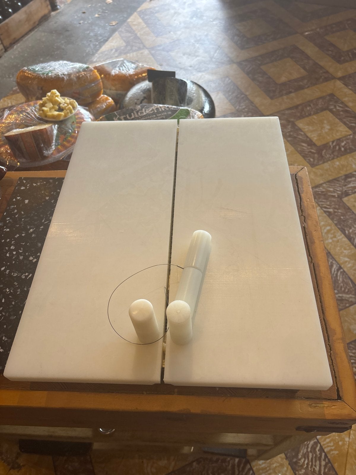 Kaassnijder met draad - Perfect voor elke kaasliefhebber, Gebruikt, Kunststof, Ophalen of Verzenden, Snijmachine