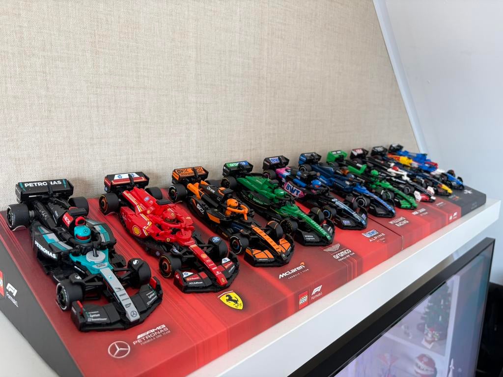 Lego F1 autos, Ophalen, Zo goed als nieuw