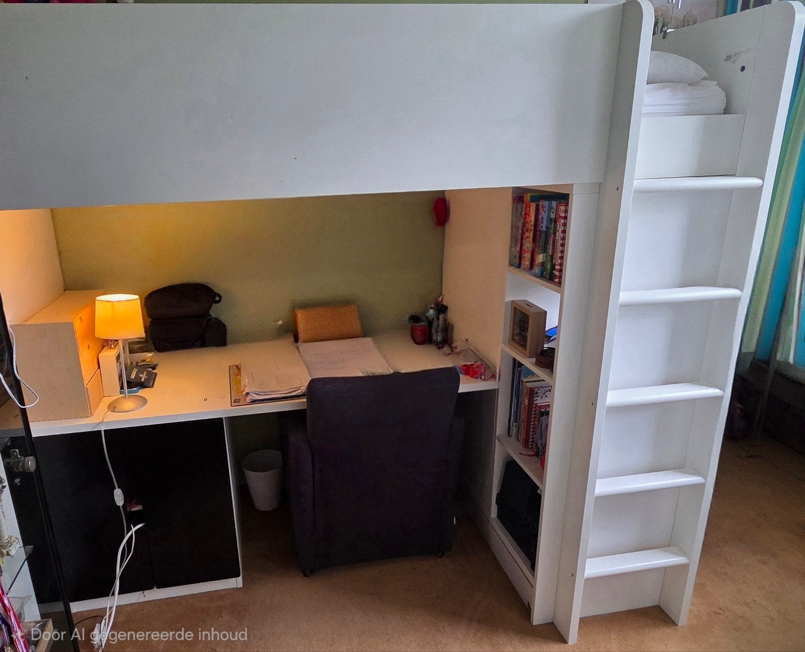 Hoogslaper Ikea Stuva/ Småstad, Kinderen en Baby's, Kinderkamer | Stapelbedden en Hoogslapers, Ophalen, Gebruikt, Hoogslaper